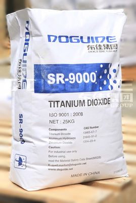 SR-9000 Doguide 페인트 용 순수 루틸 이산화 티타늄